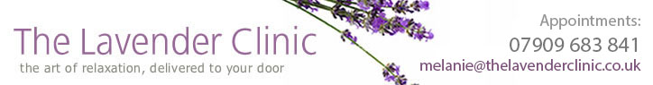 The Lavender Clinic: Mobile relaxation therapies - massage, hopi ear candling, hot stone therapy, reflexology, aromatherapy, ayurvedic facial massage and indian head massage, Cambridge, Newmarket, Ely, Cambs